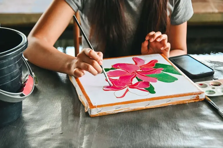 Batik Painting at Atma Alam Langkawi
